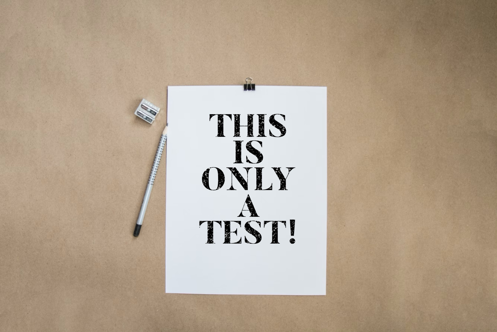 Is This a Test? – Bridget A. Thomas